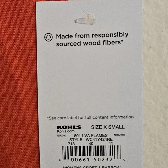 Croft & Barrow Embroidered Splitneck Dress NWT! - Picture 5 of 5